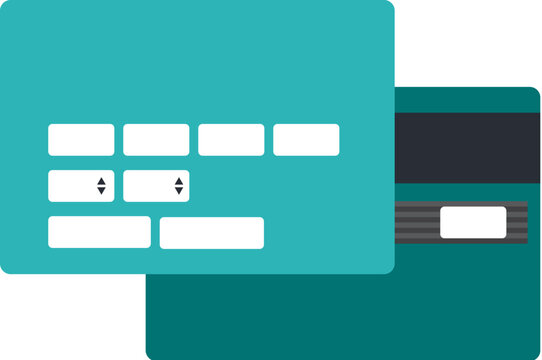 Secure Plastic Bank Cards Set