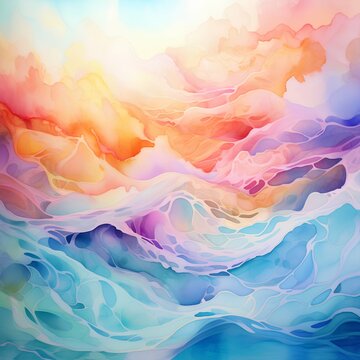 a mesmerizing watercolor background