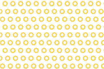 Digital png illustration of yellow shapes on transparent background