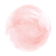 Digital png illustration of pink abstract paint circle on transparent background