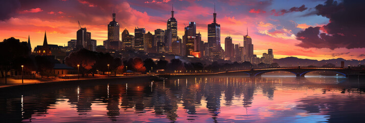 Obraz premium Street in the town, Australia top biggest city images free download.