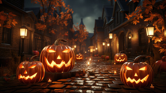 halloween pumpkin lantern