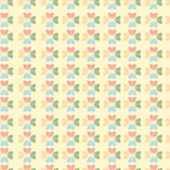 Beautiful seamless love doodle pattern design for decoration, wallpaper, wrapping paper, fabric, background and more.