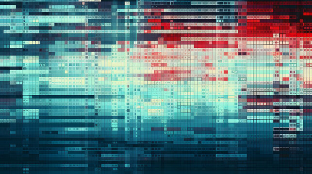 Seamless retro VHS scanlines or TV signal static noise transparent overlay pattern. Television screen or video game pixel glitch damage background texture. 
