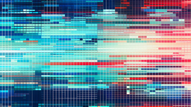 Seamless retro VHS scanlines or TV signal static noise transparent overlay pattern. Television screen or video game pixel glitch damage background texture. 
