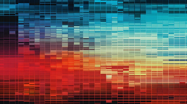 Seamless retro VHS scanlines or TV signal static noise transparent overlay pattern. Television screen or video game pixel glitch damage background texture. 
