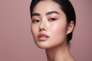 Fototapeta premium Asian fashion model portrait