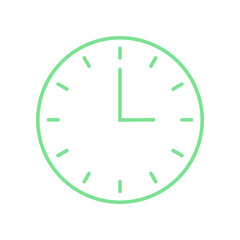 Round clock icon