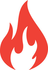 Red fire icon