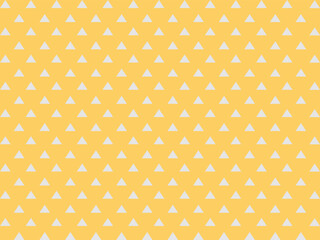 Seamless triangles pattern on yellow background.