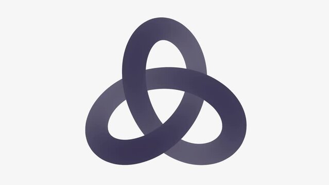 looped 3d animation. abstract background to denote the connection of relationships or the science of geometry