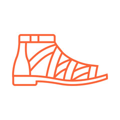 Obraz premium travel woman sandal