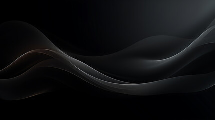 black wave abstact background texture, ai generative