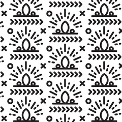 Digital png illustration of black pattern on transparent background