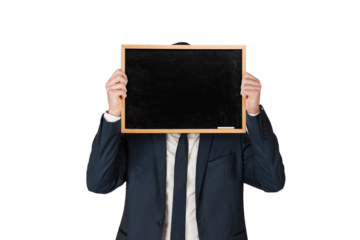 Digital png photo of caucasian businessman on transparent background