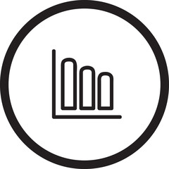 Digital png illustration of chart symbol on transparent background