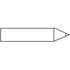 Digital png illustration of pencil symbol on transparent background