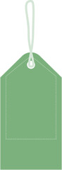 Digital png illustration of blank label on transparent background