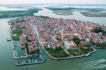 Obraz premium Isola di Murano Venezia dall'alto