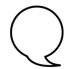 illustration of a speech bubble, SPEECH BUBBLE, TALK BALLOON