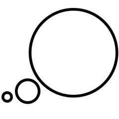 illustration of a speech bubble, SPEECH BUBBLE, TALK BALLOON