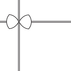 Digital png illustration of present symbol on transparent background