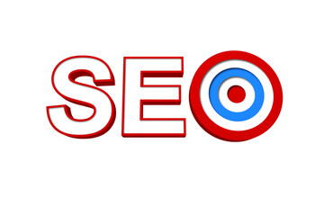 Digital png illustration of seo text on transparent background