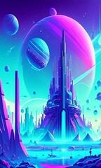 shuttle launch, Ai generate 