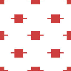 Obraz premium Digital png illustration of red pattern on transparent background