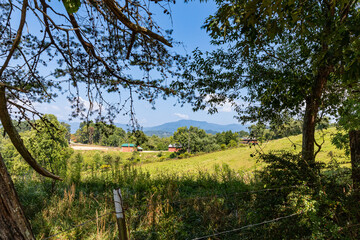 Fototapeta premium backyard mountain views