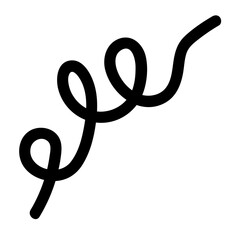 Squiggle abstract line