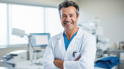 Portrait of a doctor in his office