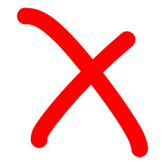 wrong mark or cross icon