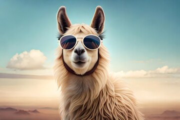 Animal with glasses