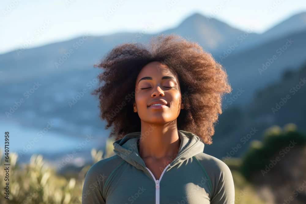 Wall mural Meditation and Motivation: Zen Moments in Natural Splendor