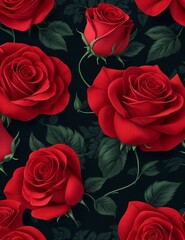 Naklejka premium Fabric Print Patterns and Designs of Beautiful Flowers 