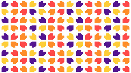pattern with colorful leaves