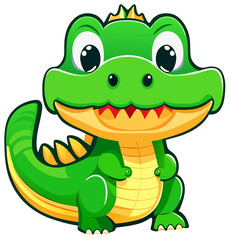 Fototapeta premium crocodile cartoon