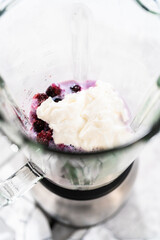 Mixed Berry Boba Smoothie