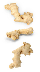 ginger root isolated on transparent background