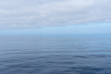 Sea View of the Calm Mediterranean Sea