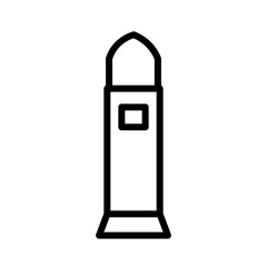 Bullet Bullets Weapon Outline Icon