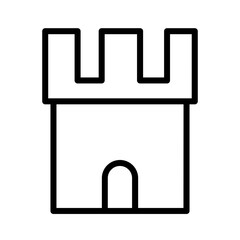 Jail Justice Law Outline Icon
