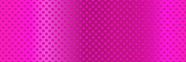 Vector stainless steel metallic seamless pattern. Realistic metal net with holes perforated texture. Shiny pink chrome industrial surface pattern repeat. Endless polished aluminum tile background