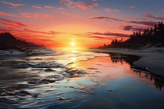 sunrise evening nature summer twilight blue season horizon ocean sunset water sunset coast light re sun gloaming gold landscape sunshine sunlight background sea beach beautiful yellow cloud sand sky