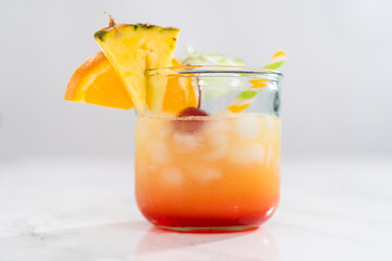 Sunset cocktail