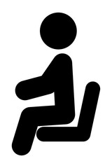 座る人のアイコン