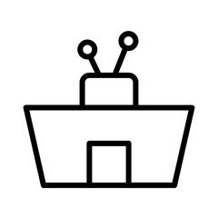 Bamboo Incense Relax Outline Icon