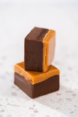 Caramel fudge