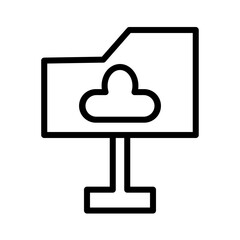  Cloud Computer Data Icon